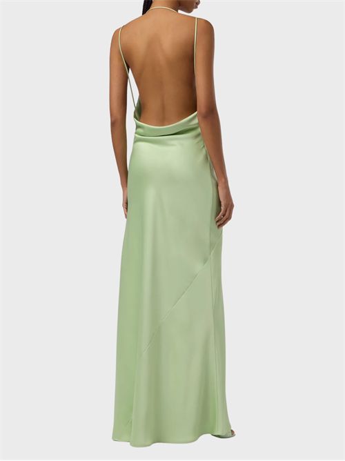 Vera Maxi Dress in Liquid Satin with Cowl Neck THE ANDAMANE | TM170157ATNP229428